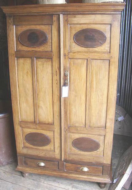 Two Wood Armoire